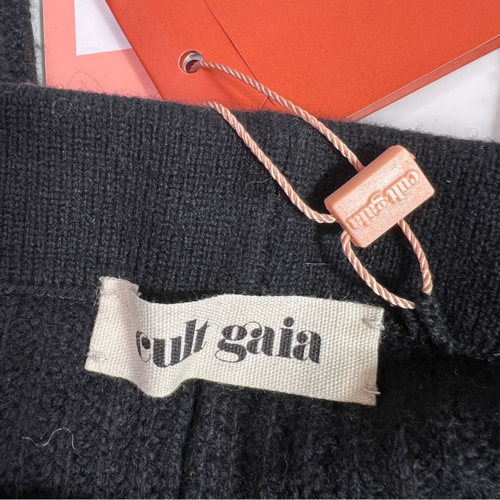 NWT Cult Gaia Kids Piper Knit Pull-on Pants Black Size 8 - Picture 7 of 10